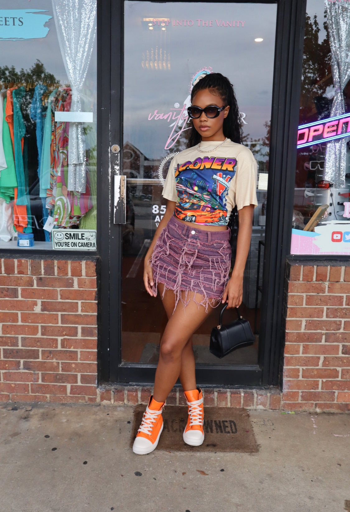 Shred-It Skirt (Purple)