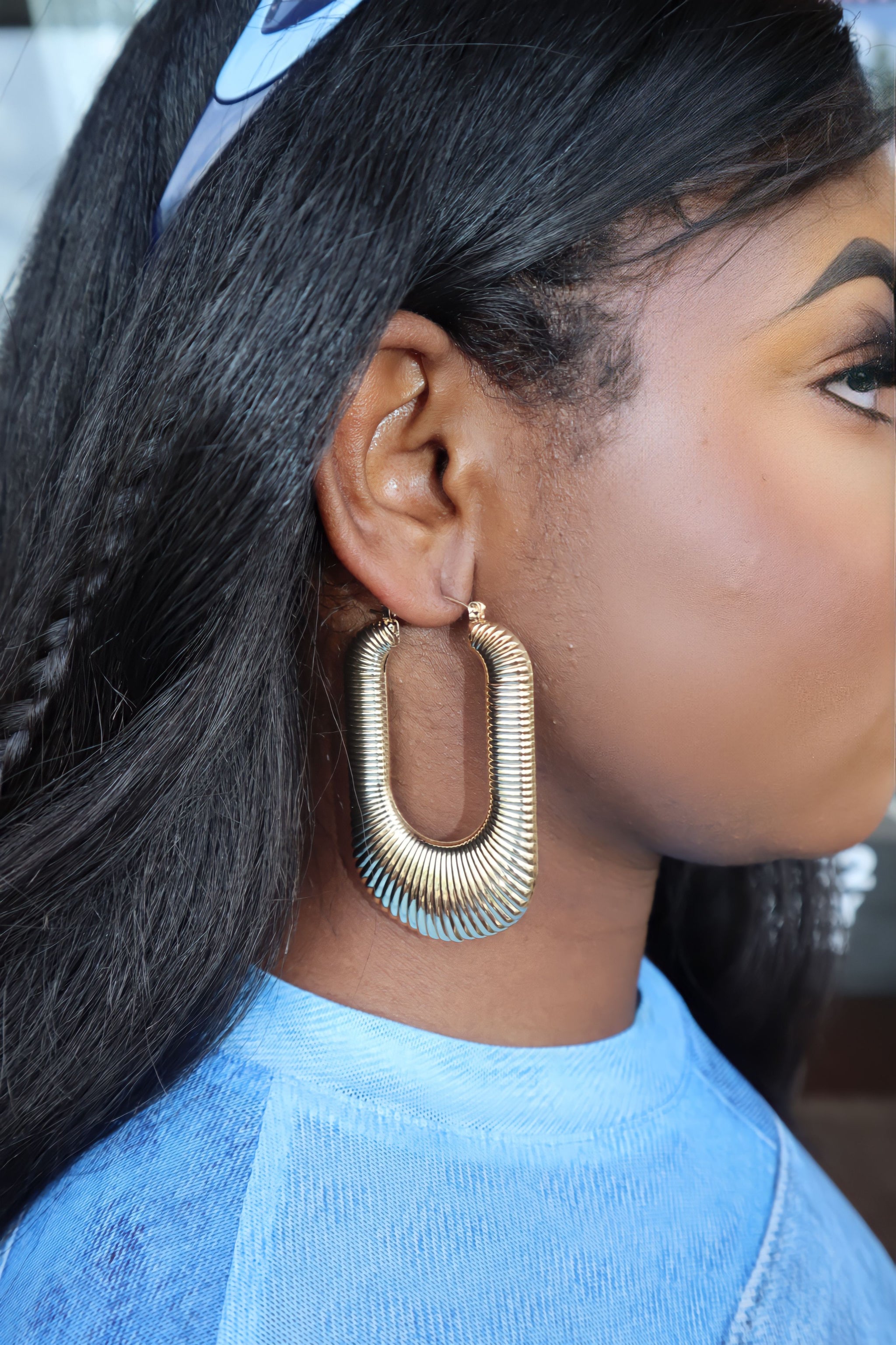 Glam Hoop Earring