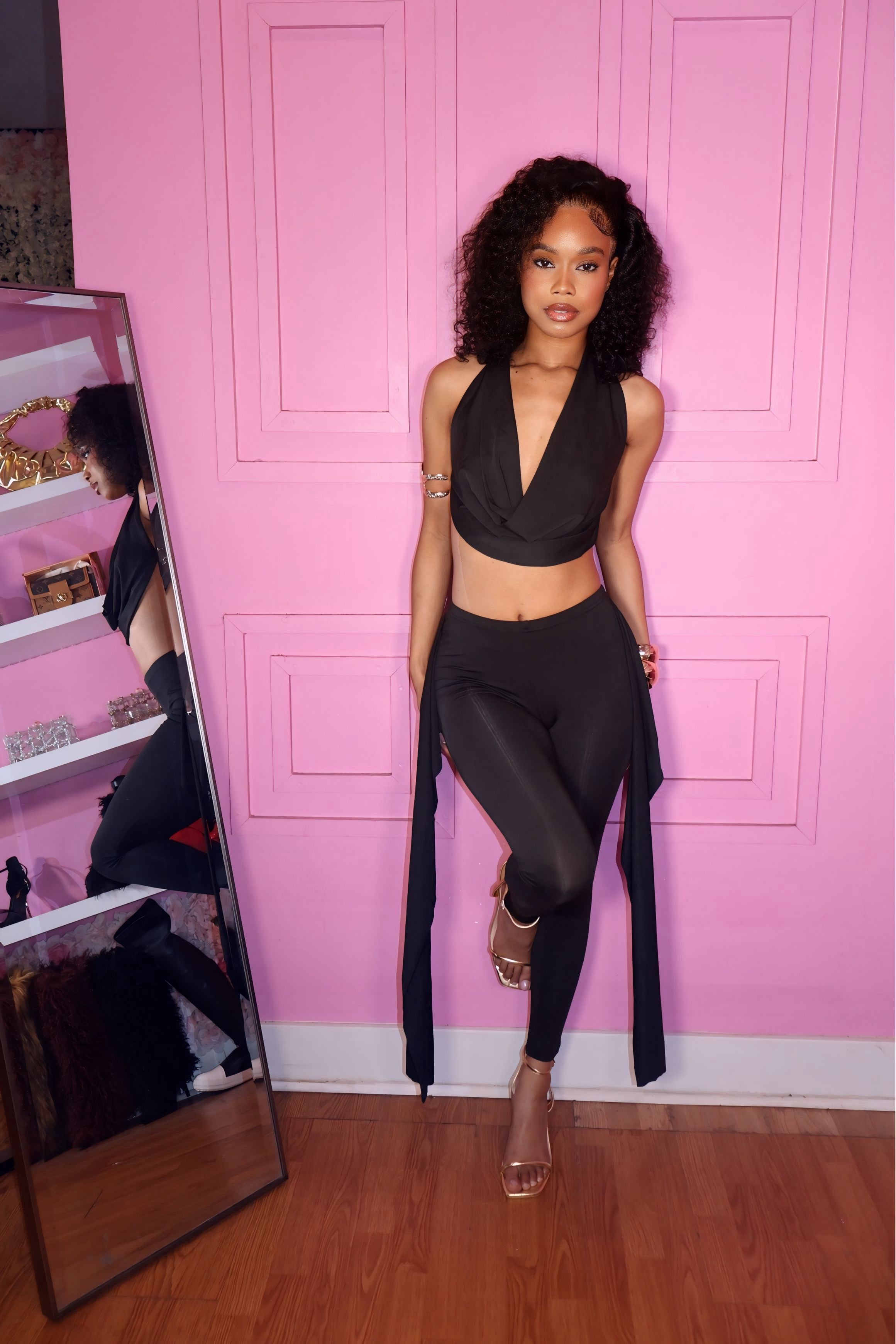 Mamacita Pants Set (Black)