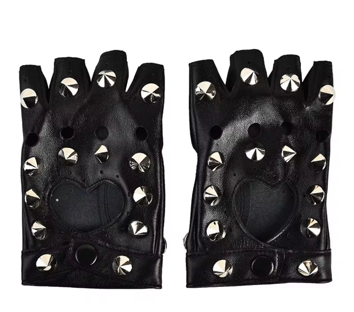 Biker Gloves (Heart)