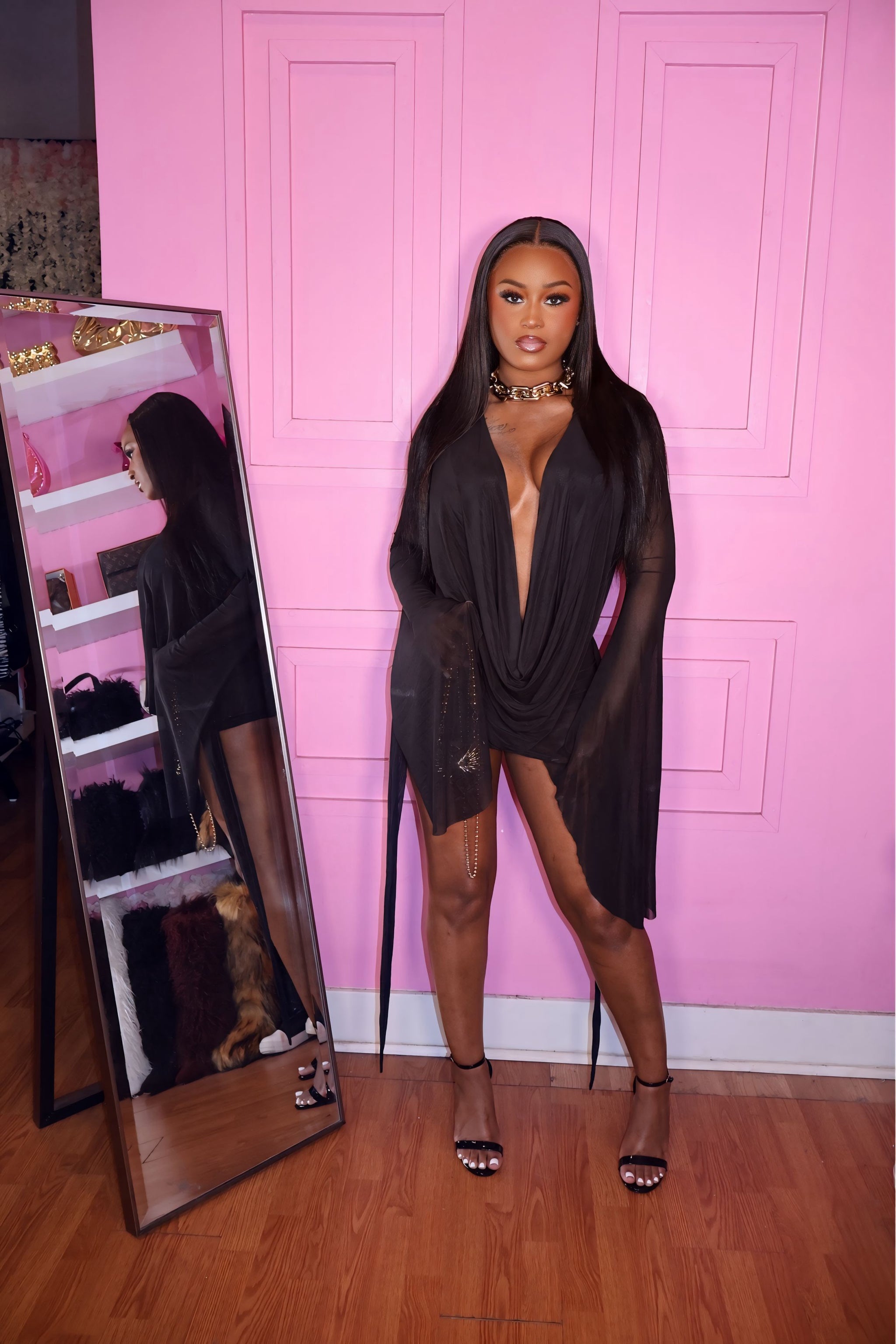 Soft Life Dress (Black)