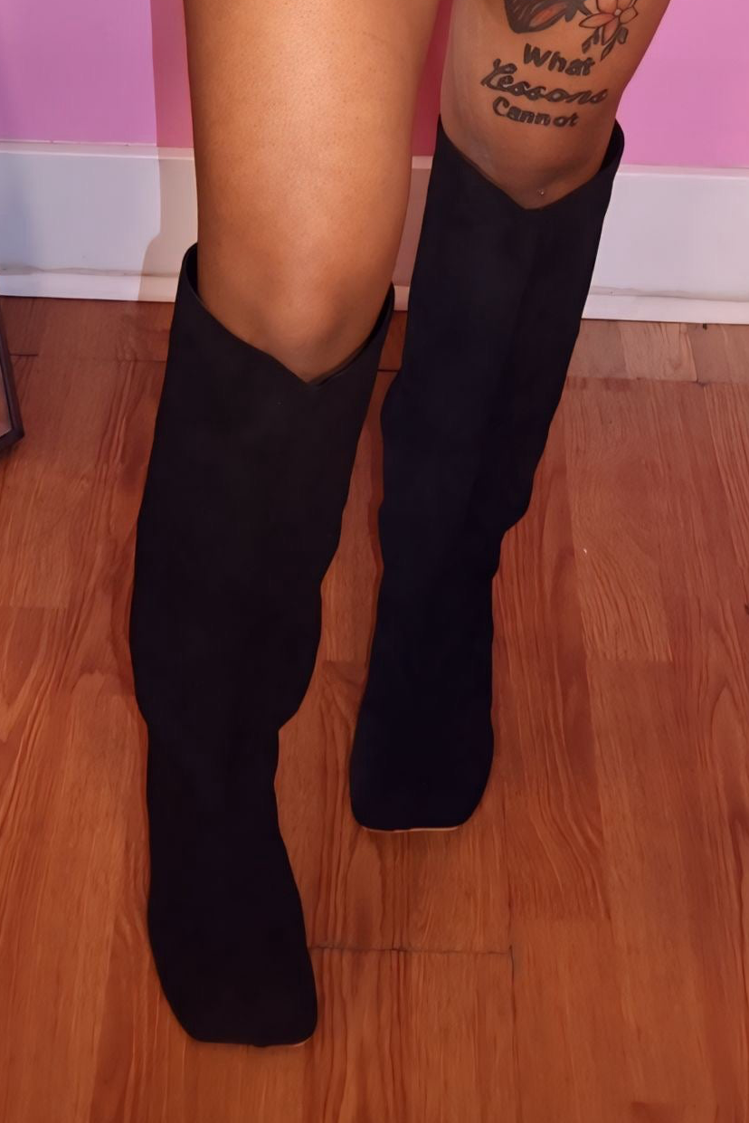 Mushroom Boots (Black)