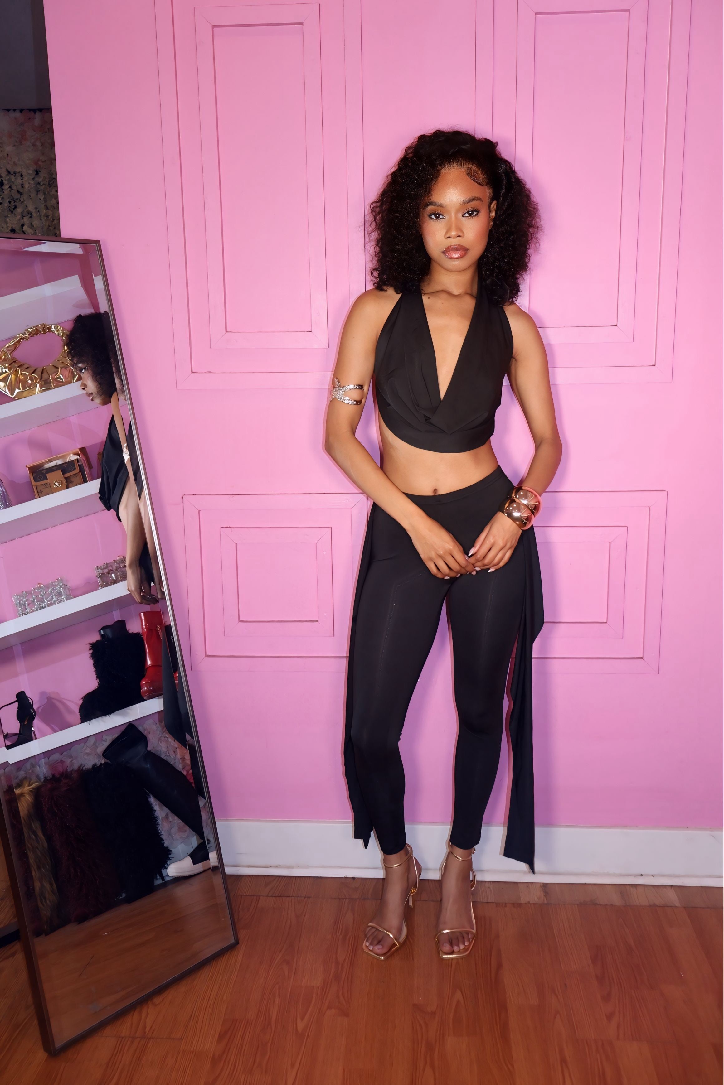 Mamacita Pants Set (Black)