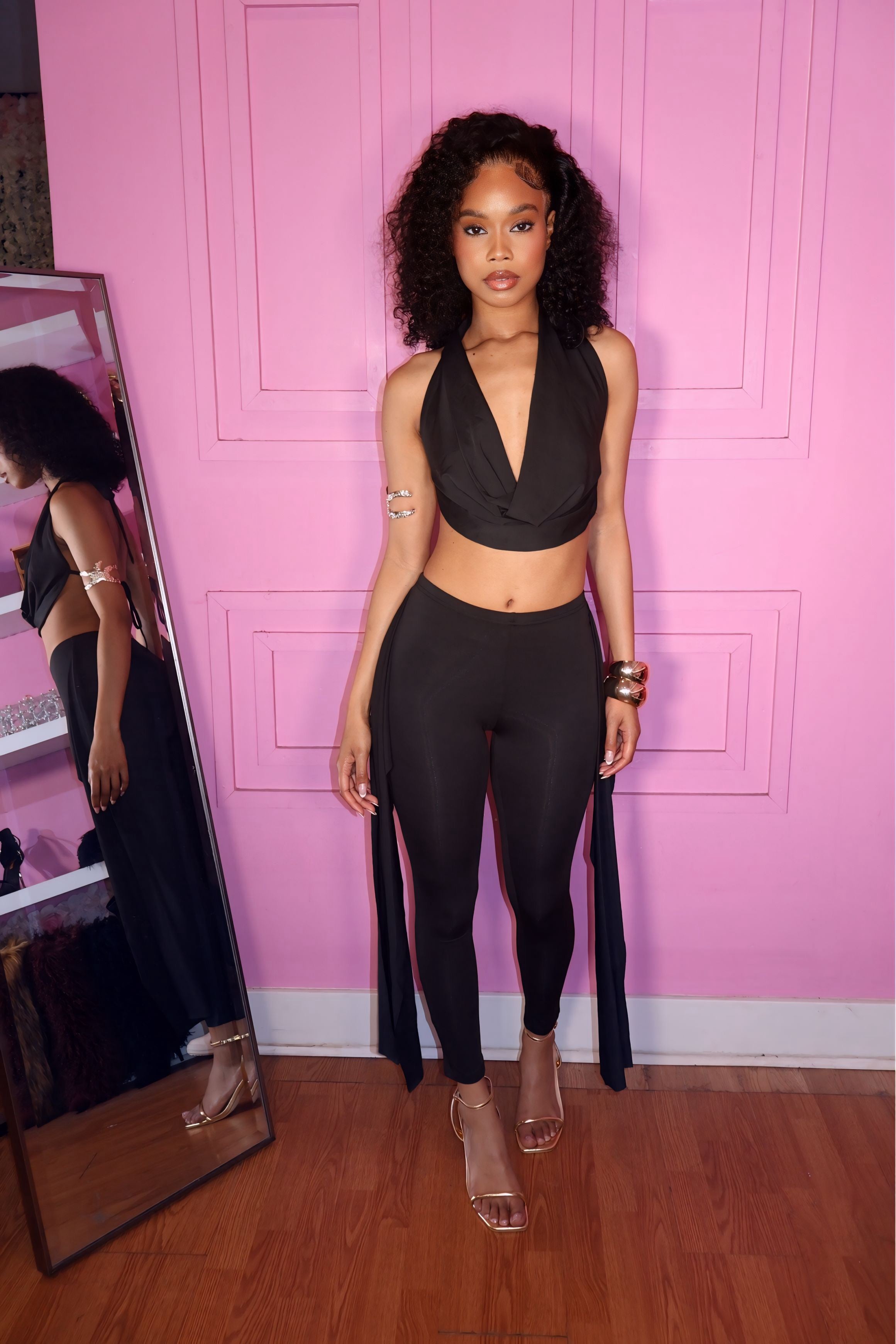 Mamacita Pants Set (Black)