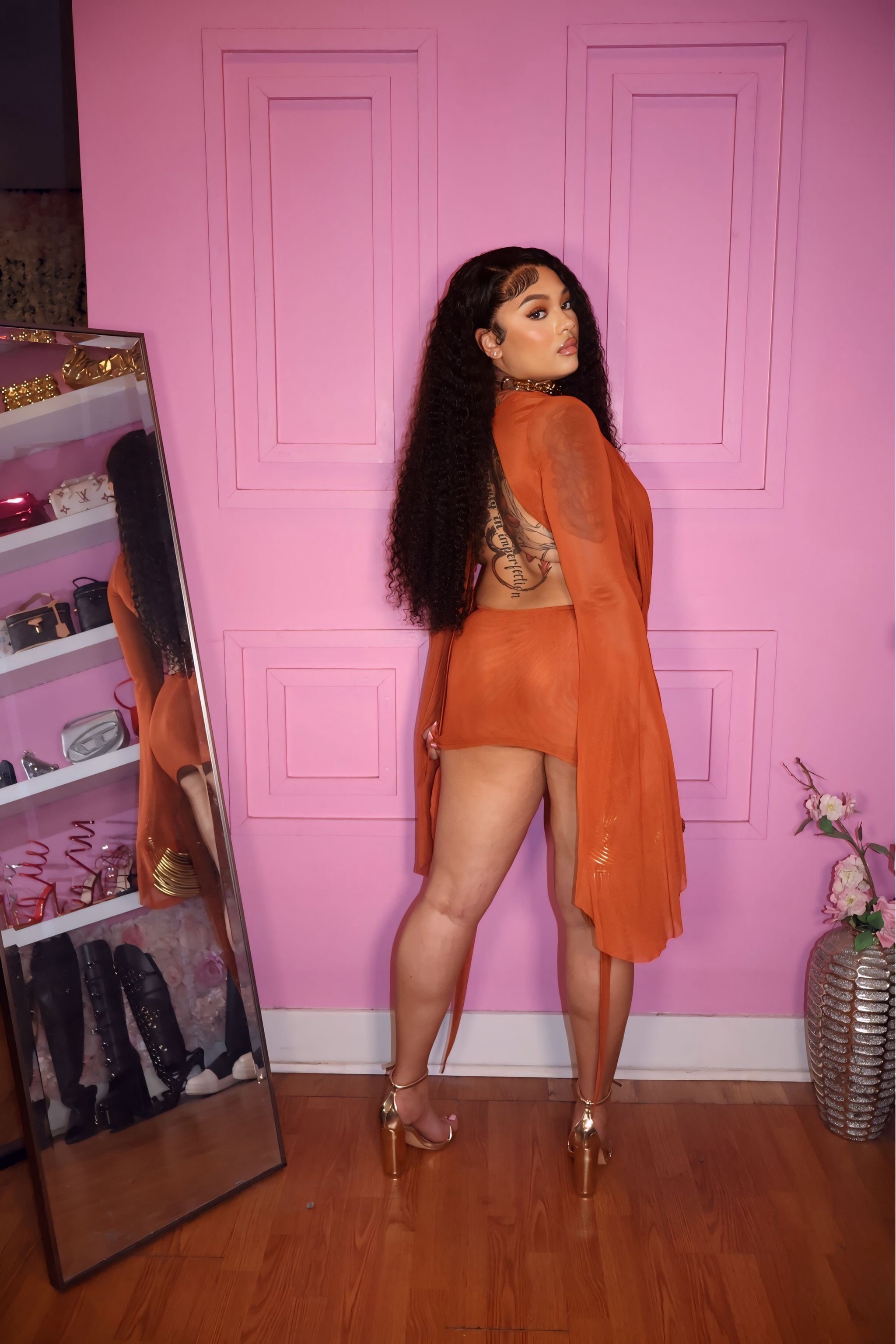 Soft Life Dress (Brown)