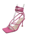 Tie Me Up Heels (Pink)