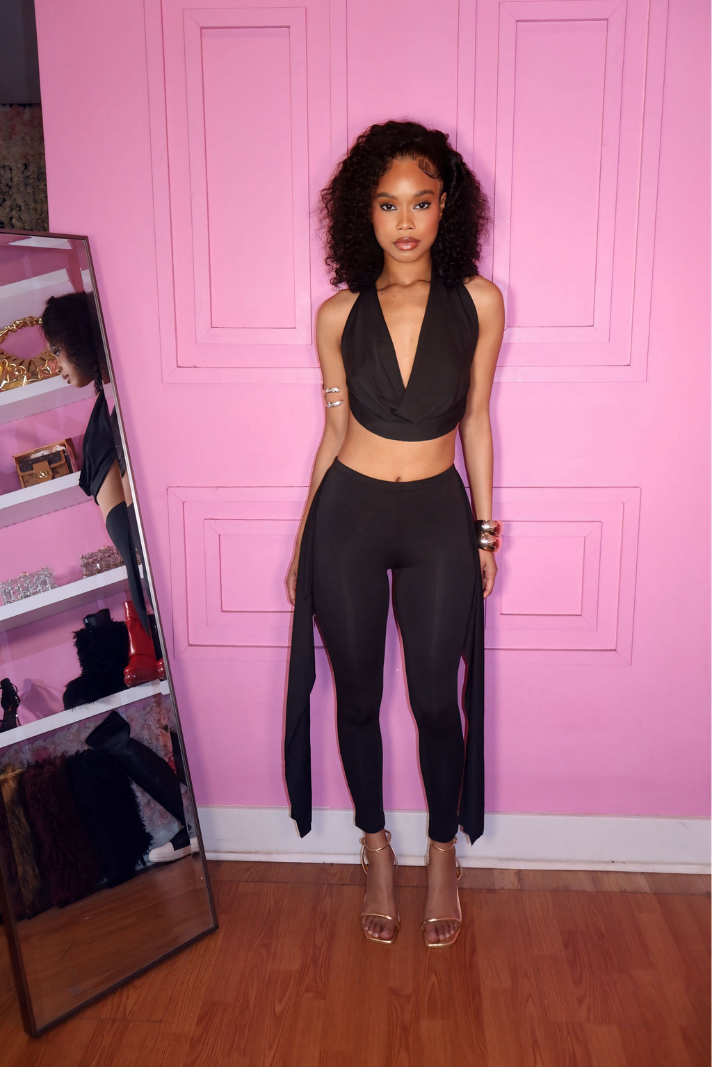 Mamacita Pants Set (Black)