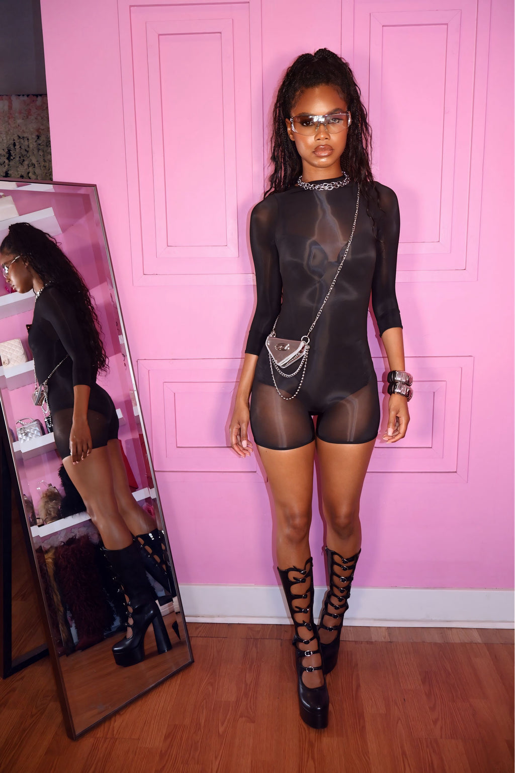 Bareness Romper (Black)