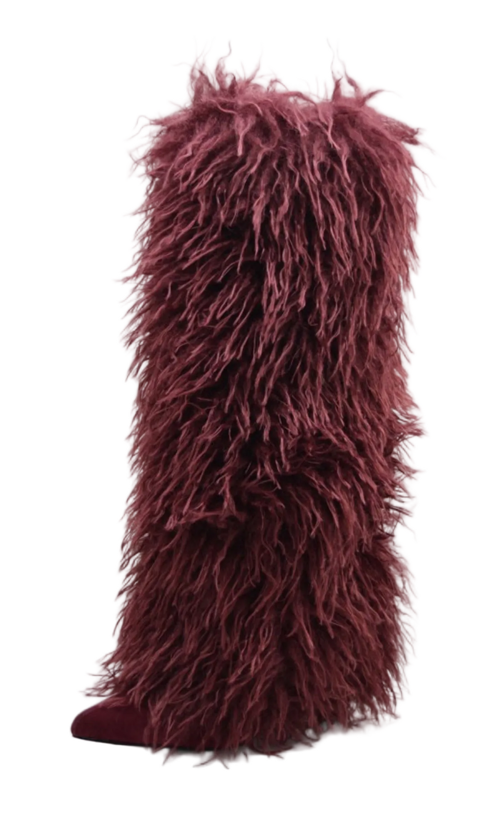 Alaskian Fur Boots (Burgandy)
