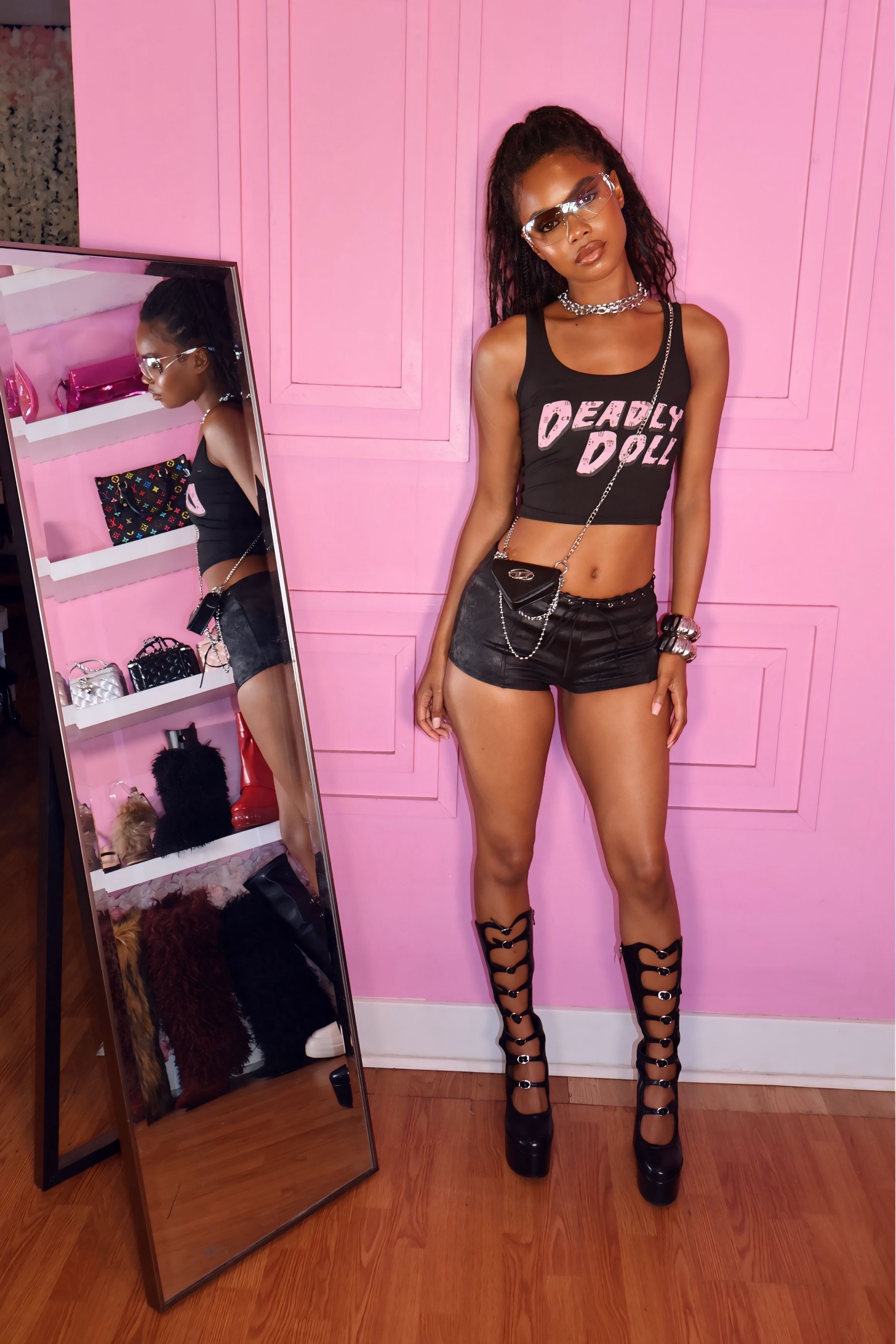 Deadly Doll Tank Top (Black)