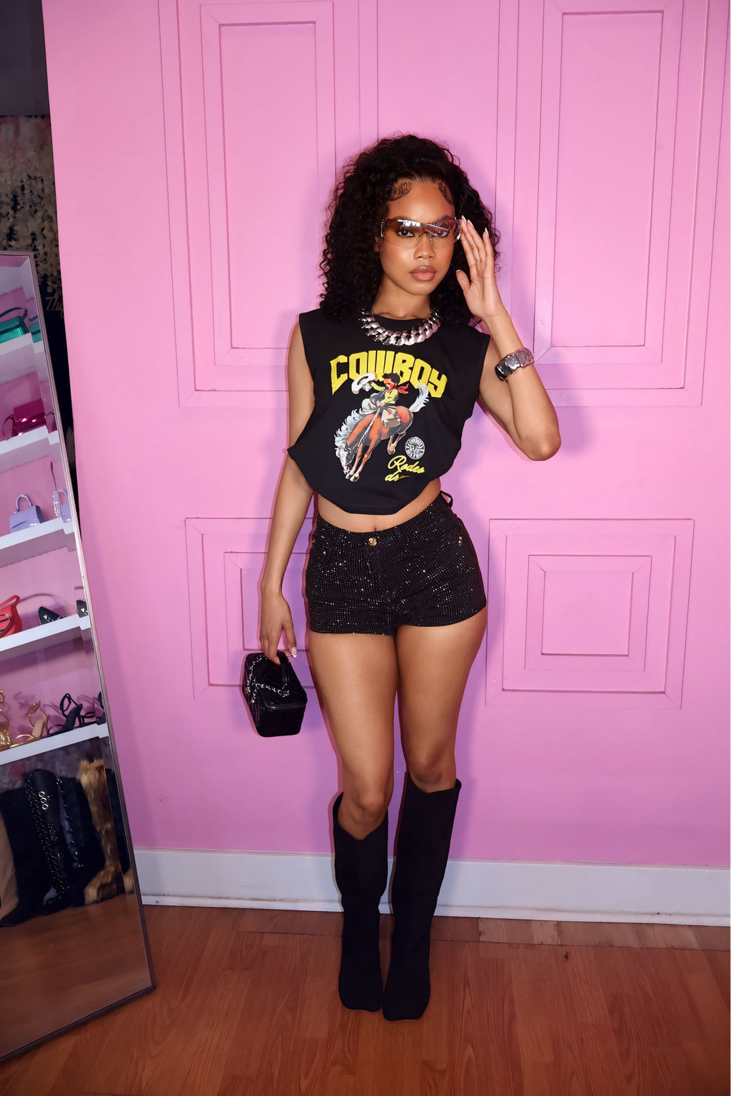 Diamond Shorts (Black)