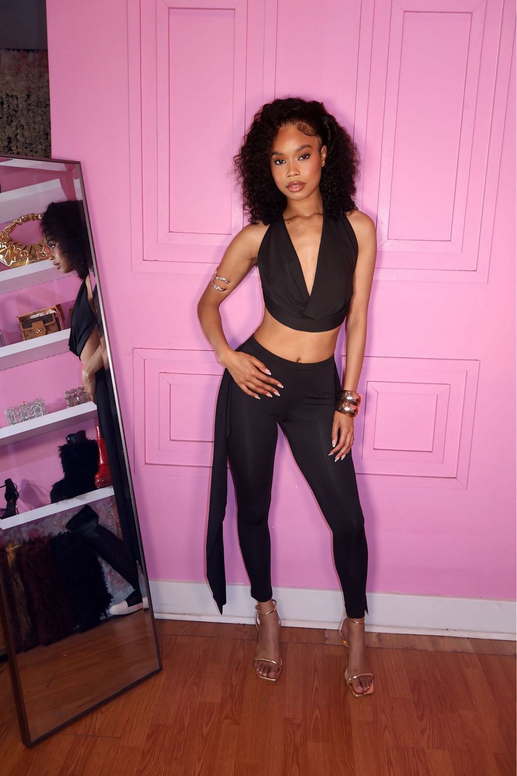 Mamacita Pants Set (Black)