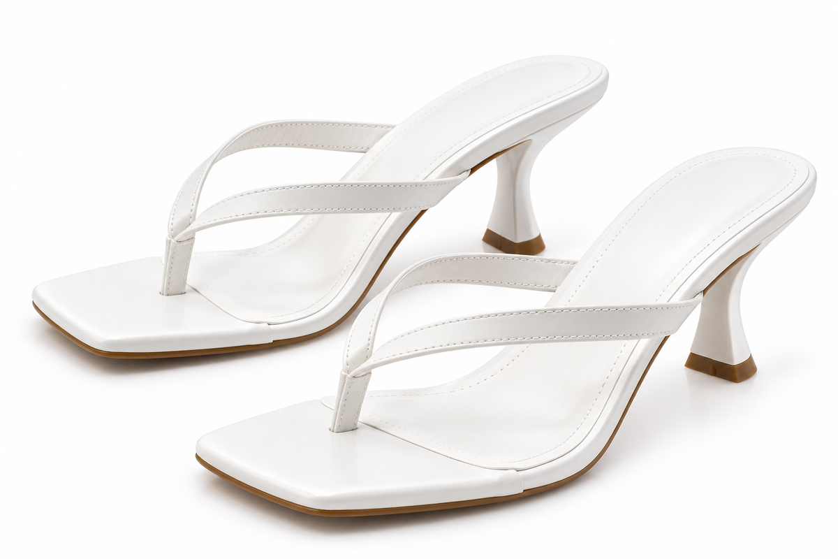Kitten Heels (White)