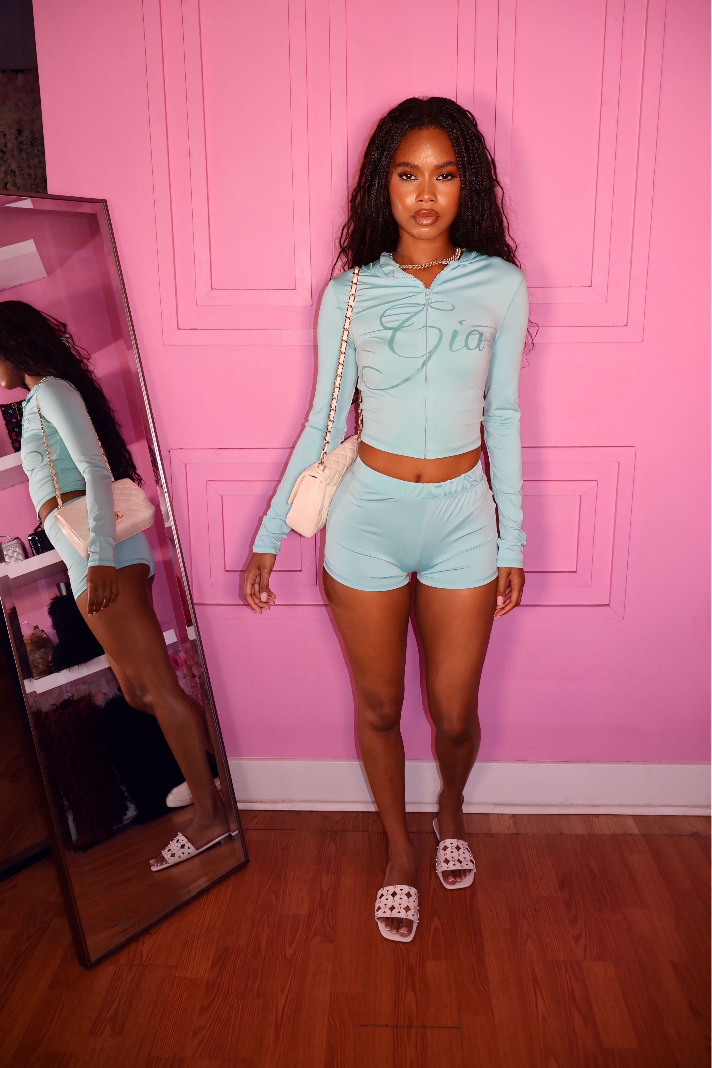 Gia Short Set (Teal)