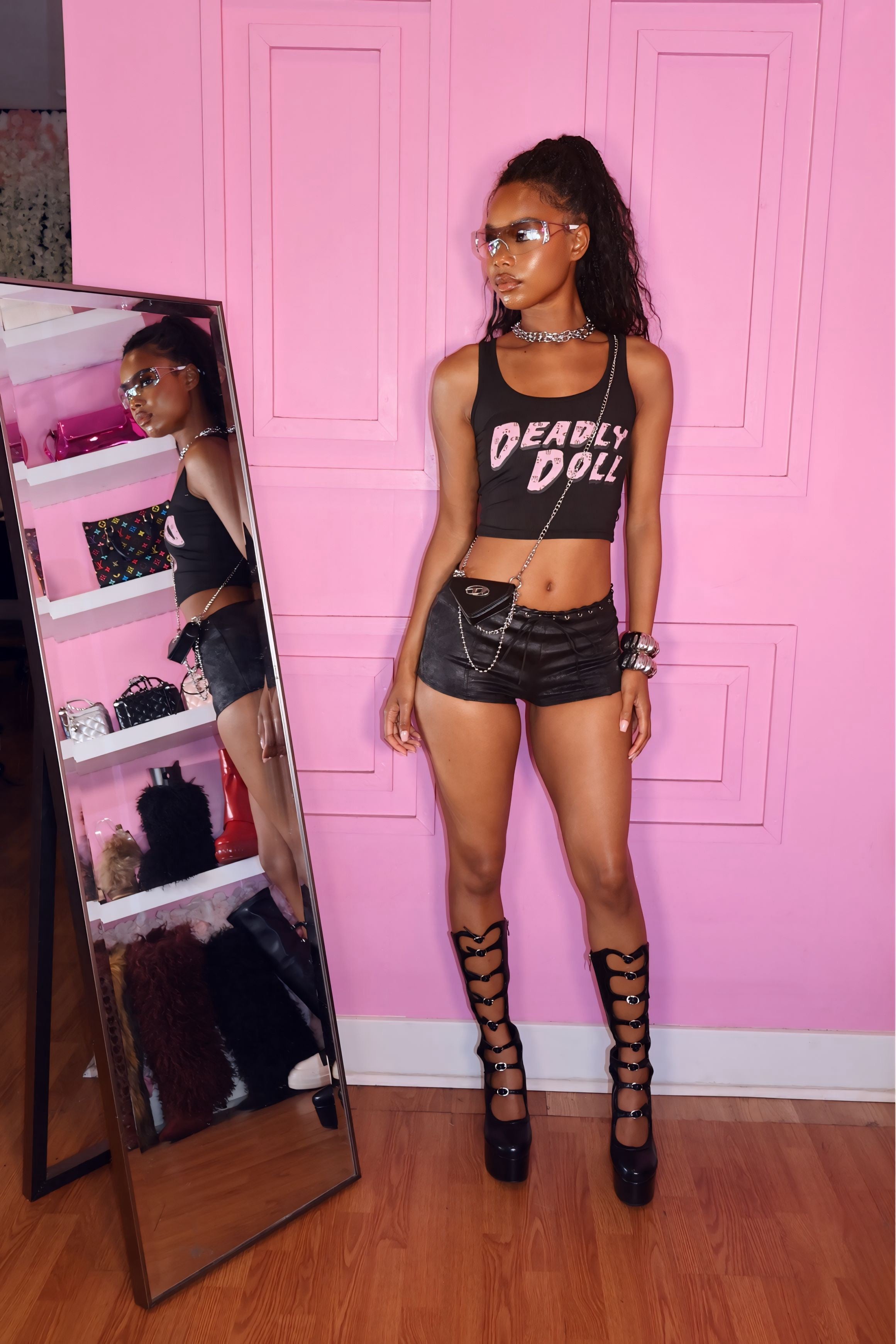 Deadly Doll Tank Top (Black)