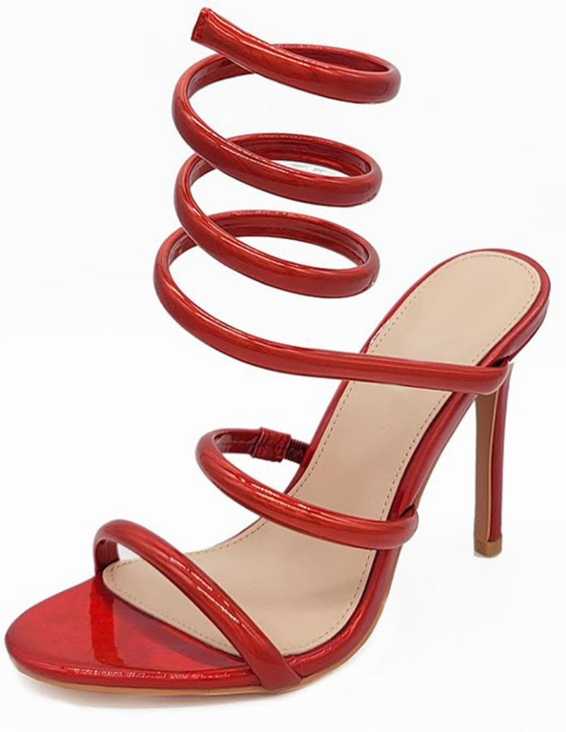 Spiraling Heel (Red)