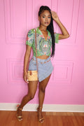 Playtime Skirt ( Light Denim)