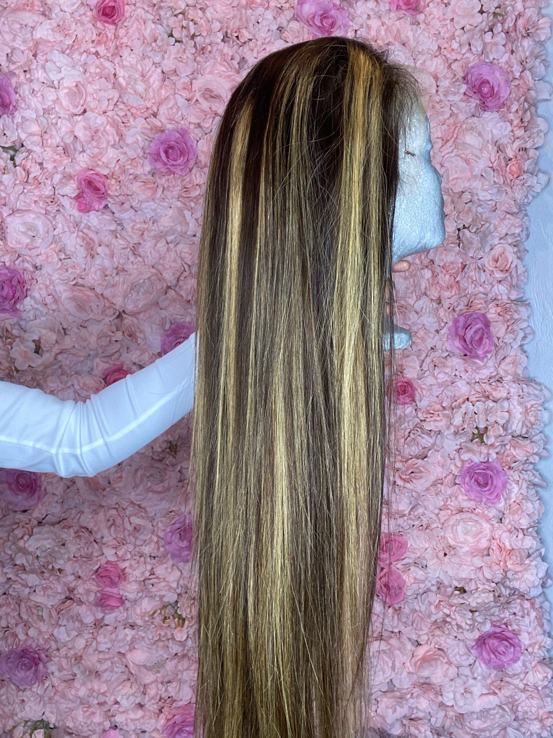 Vain Straight Transparent Wig (Yonce Highlighted )