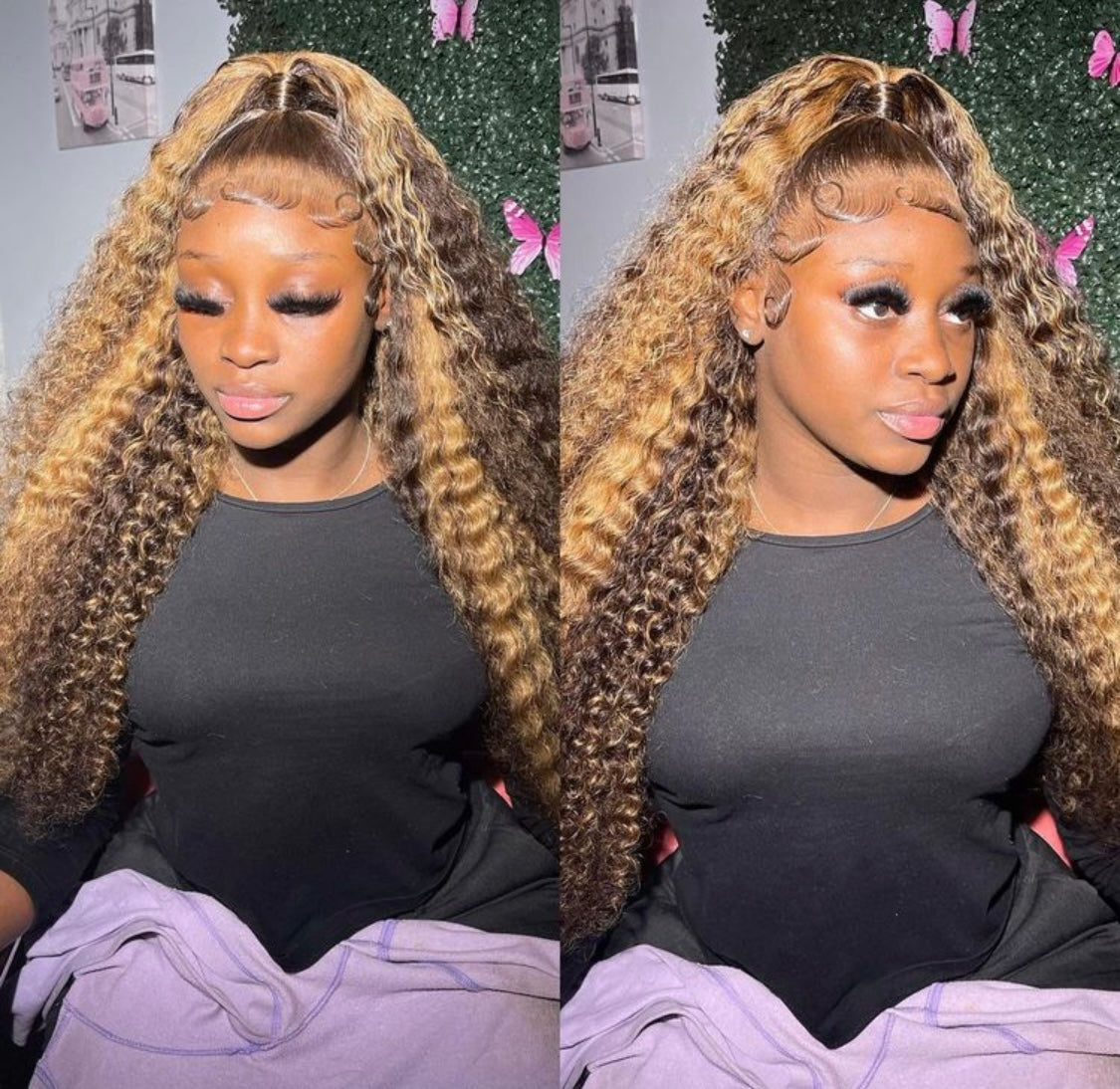 Lux Deep Wave HD Wig (Yonce Highlighted )